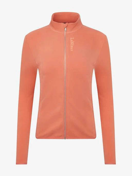 Faye Fleece Zip Through Apricot