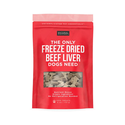 The Only Freeze Dried Beef Liver Dogs Need