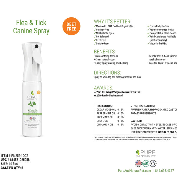 Flea & Tick Canine Spray