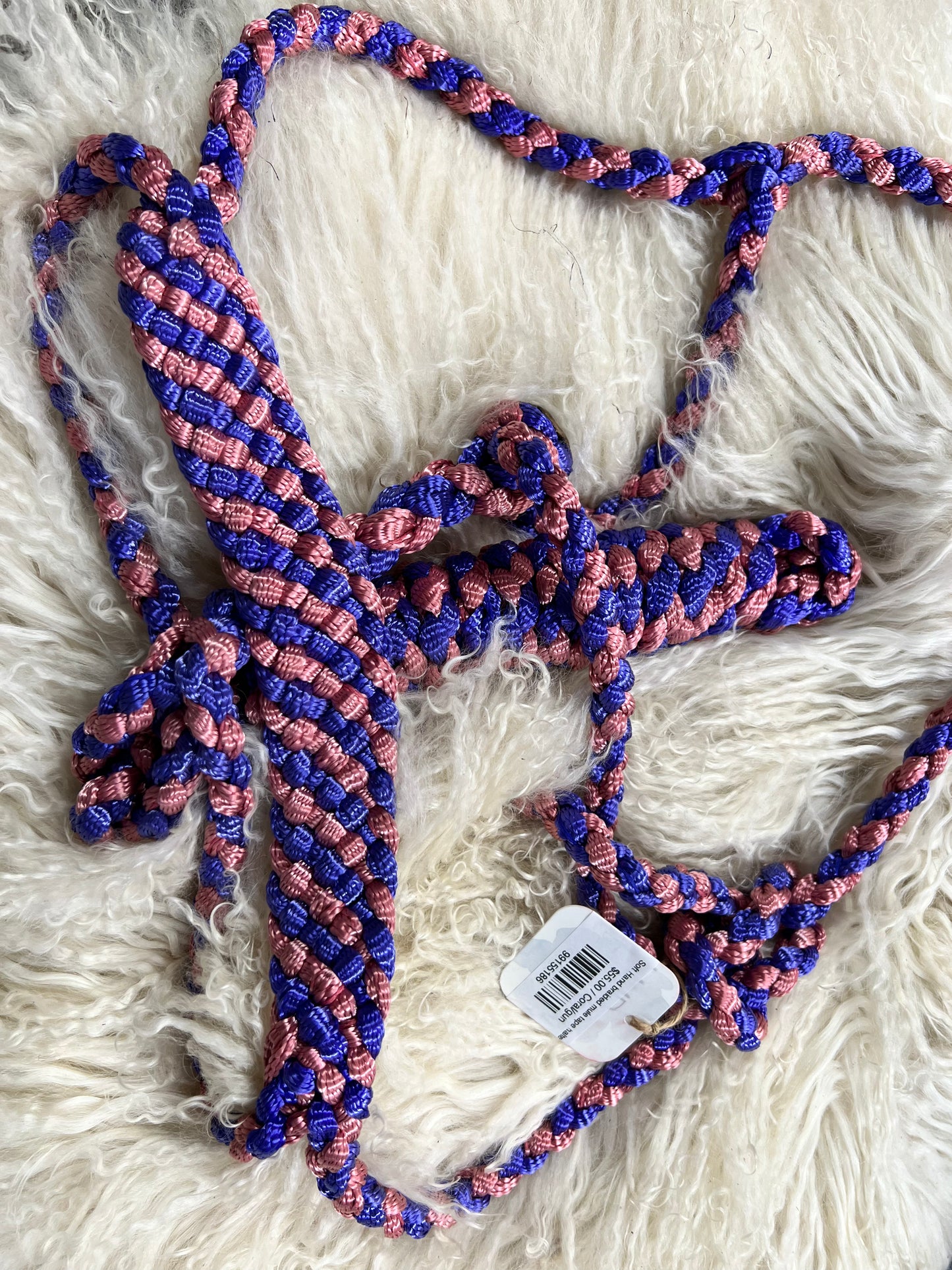 Soft Hand braided mule tape halters