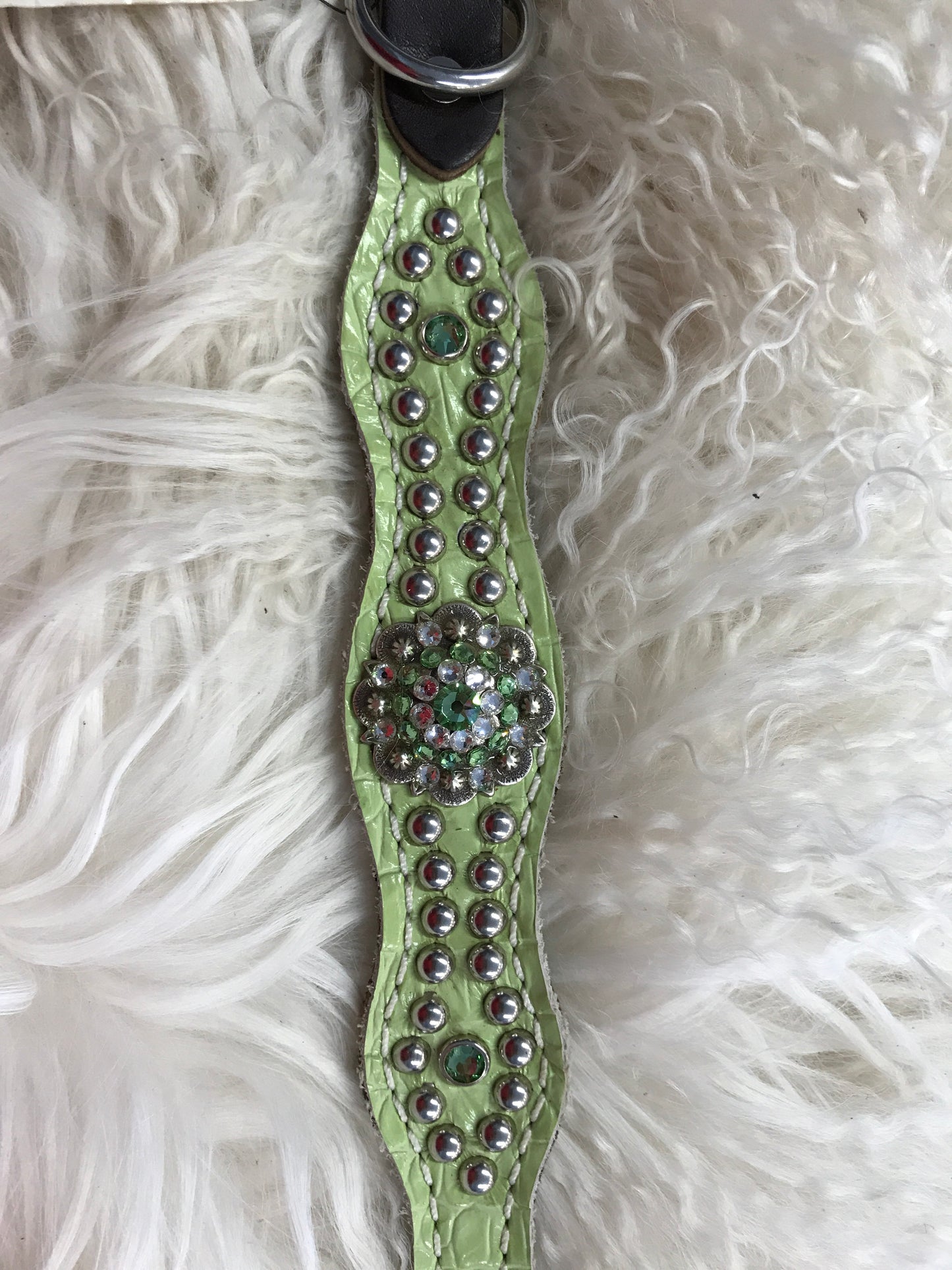 Small dog collar- cool cucumber